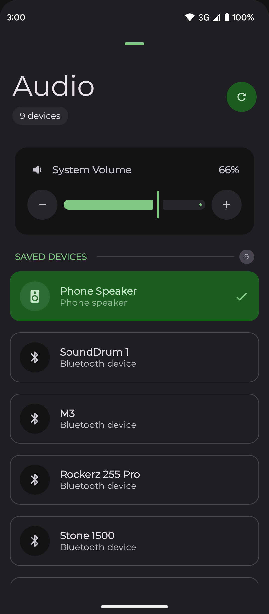 Device Output Settings