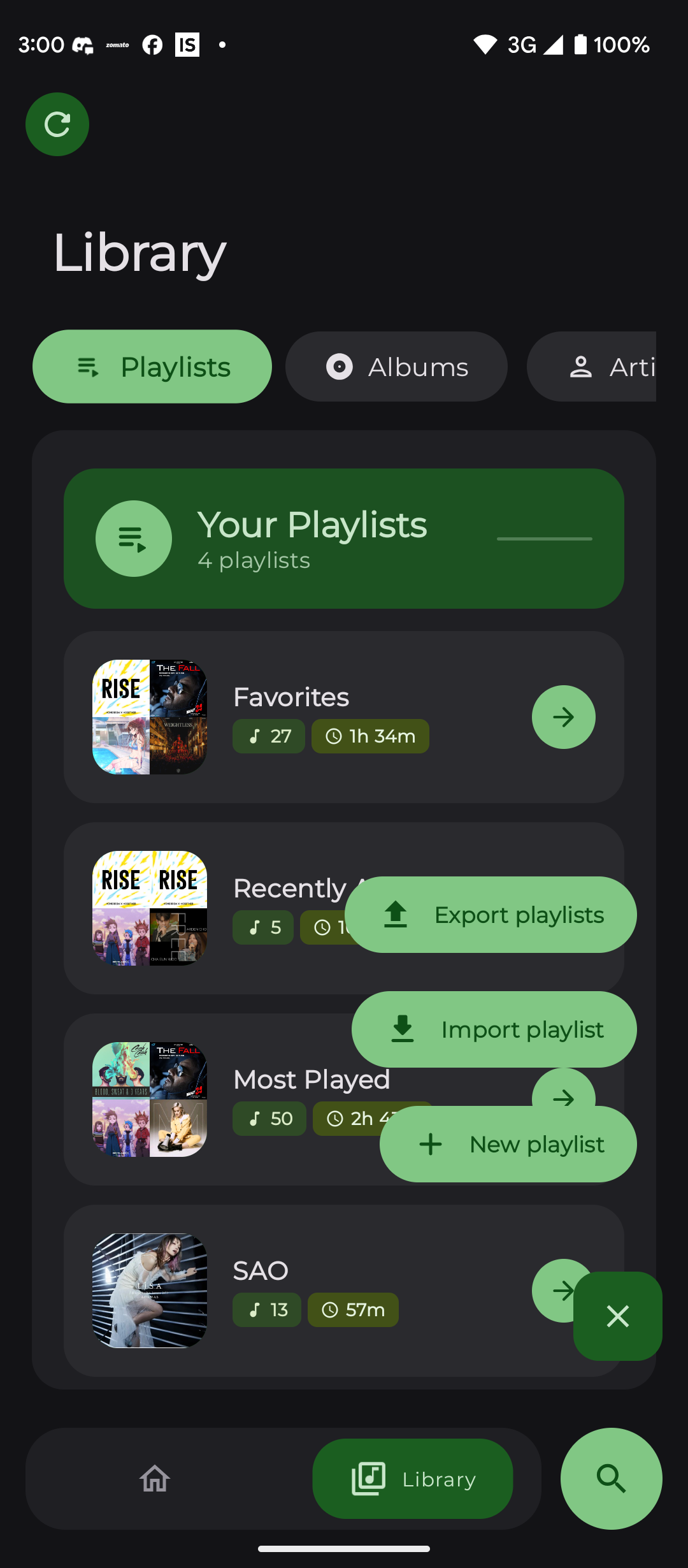 Rhythm Library Playlists