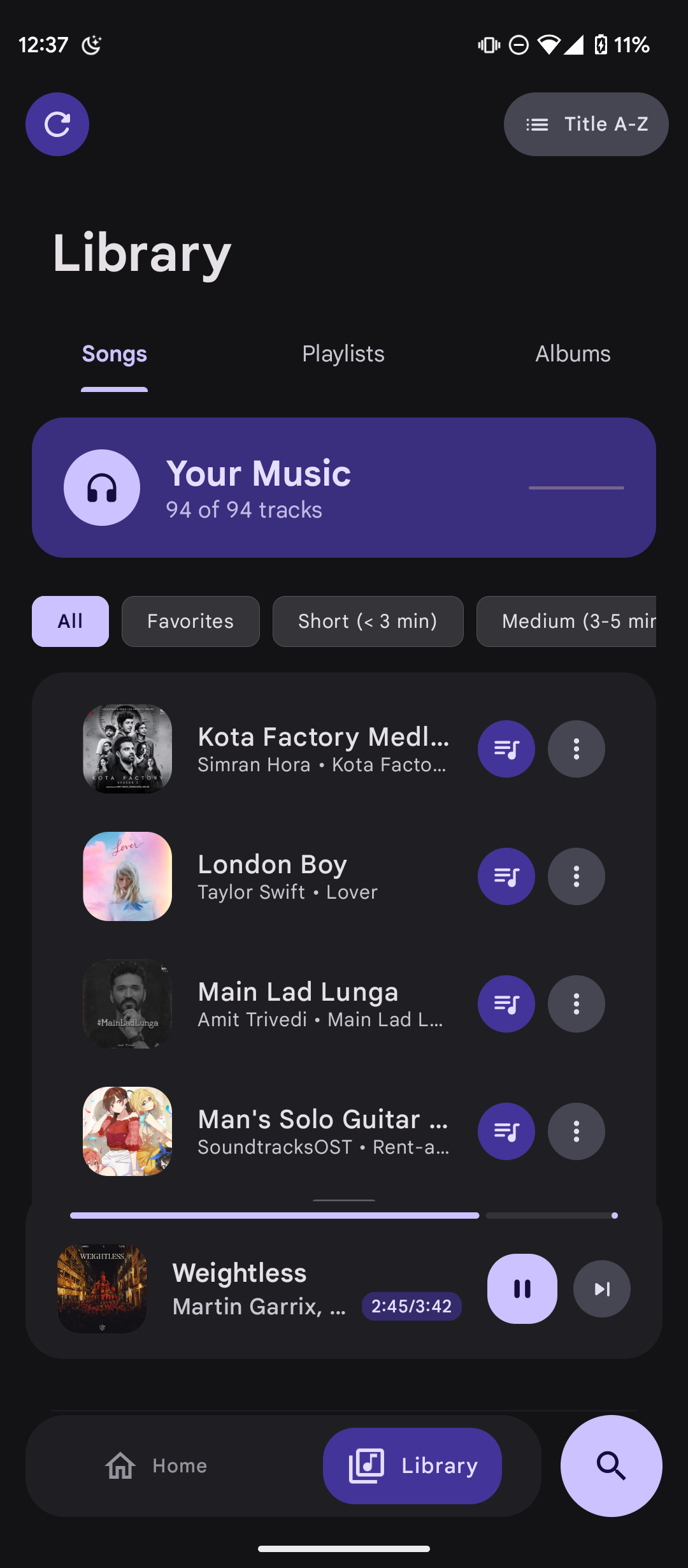Rhythm Library Songs