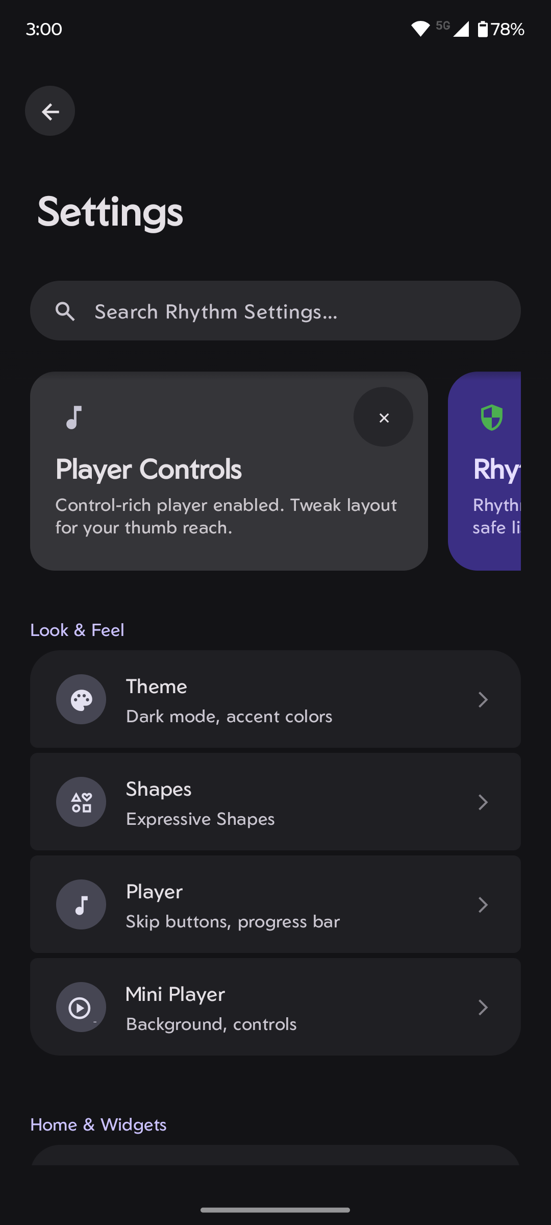 Deep Settings