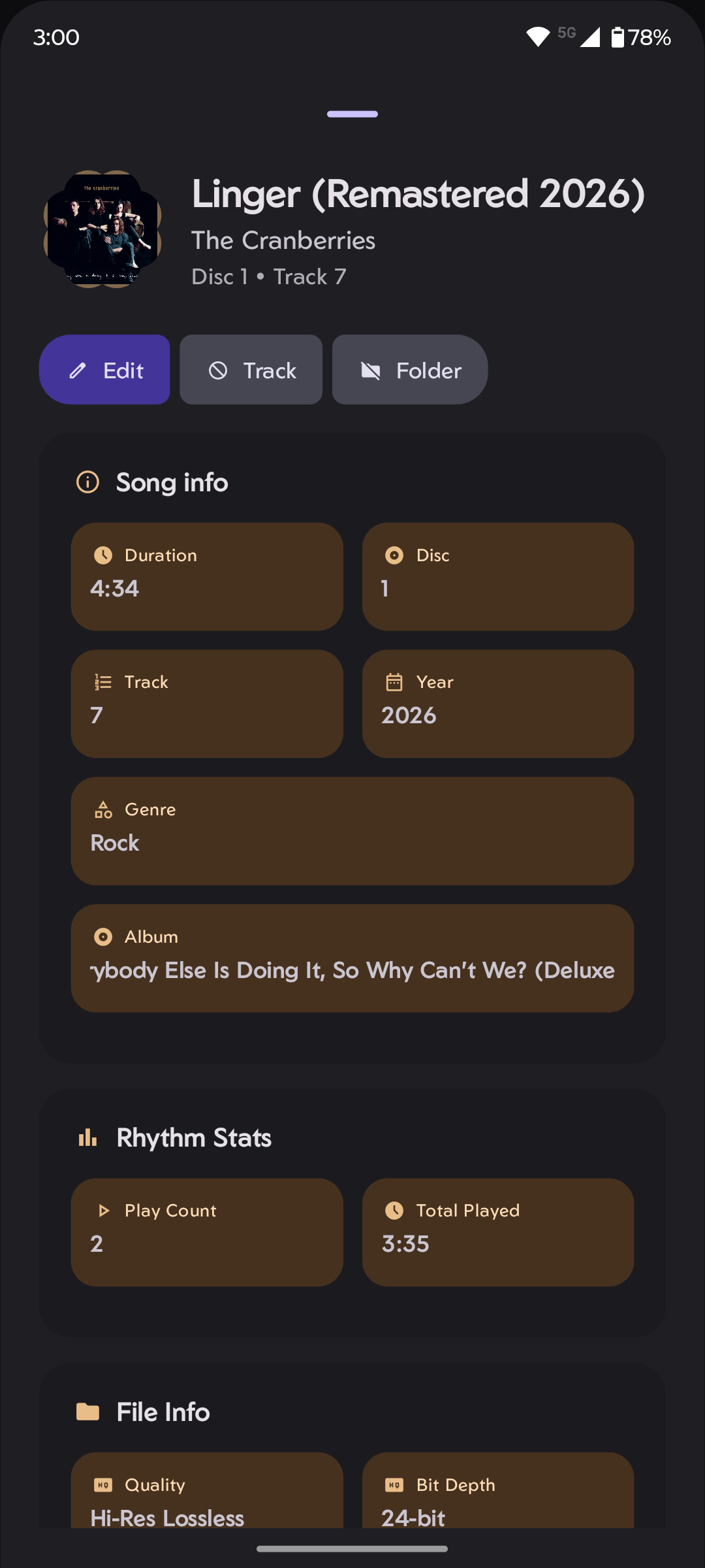 Song Information