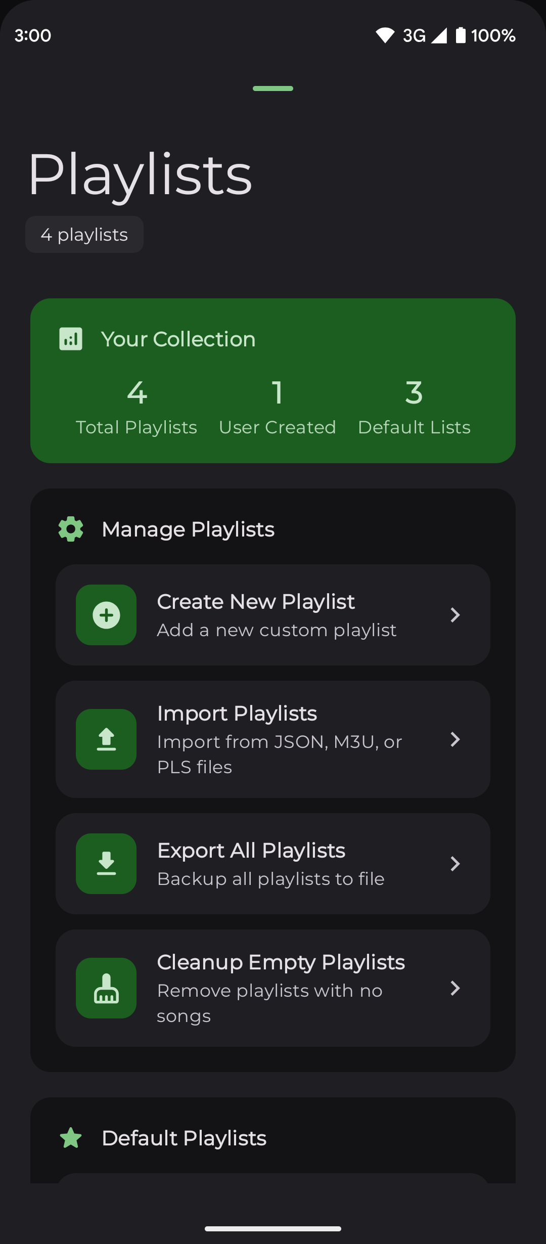 Playlist Management