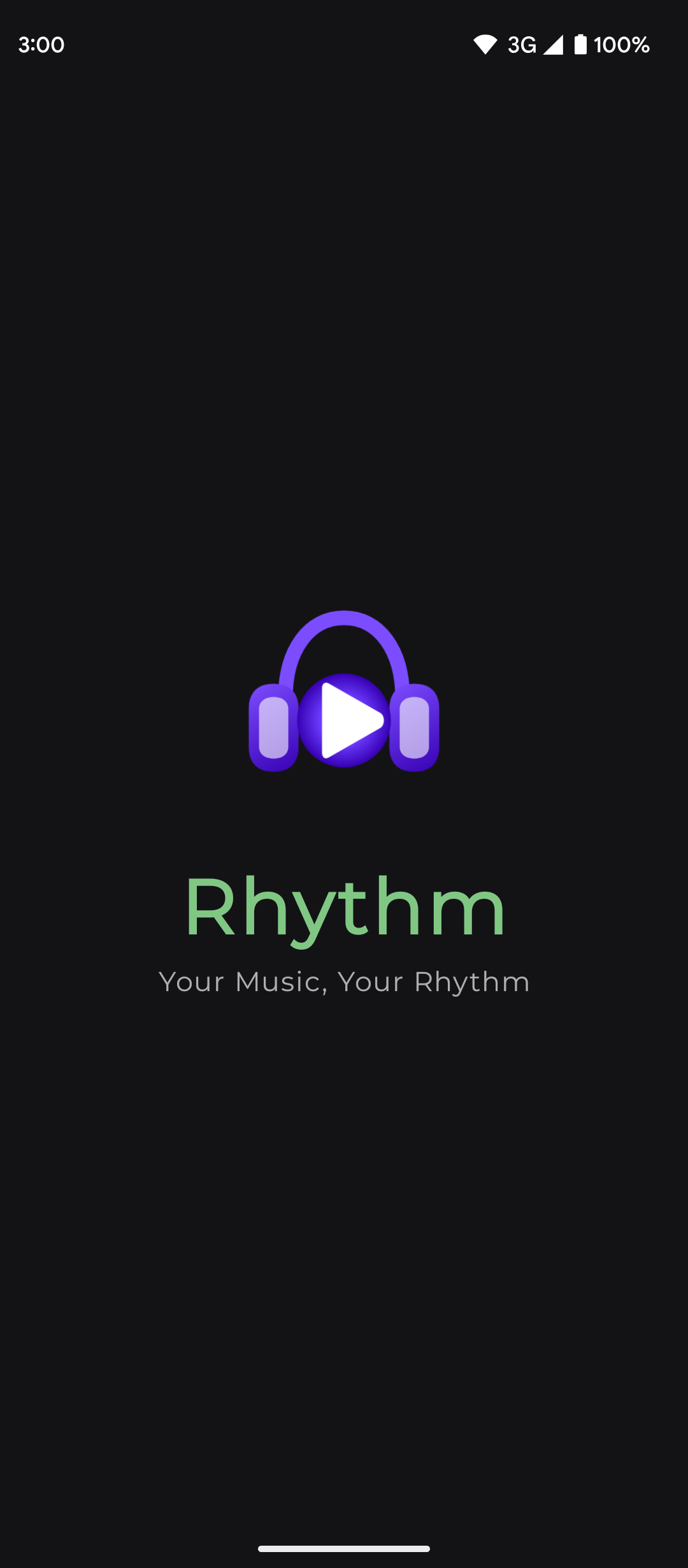 Rhythm Splash Screen