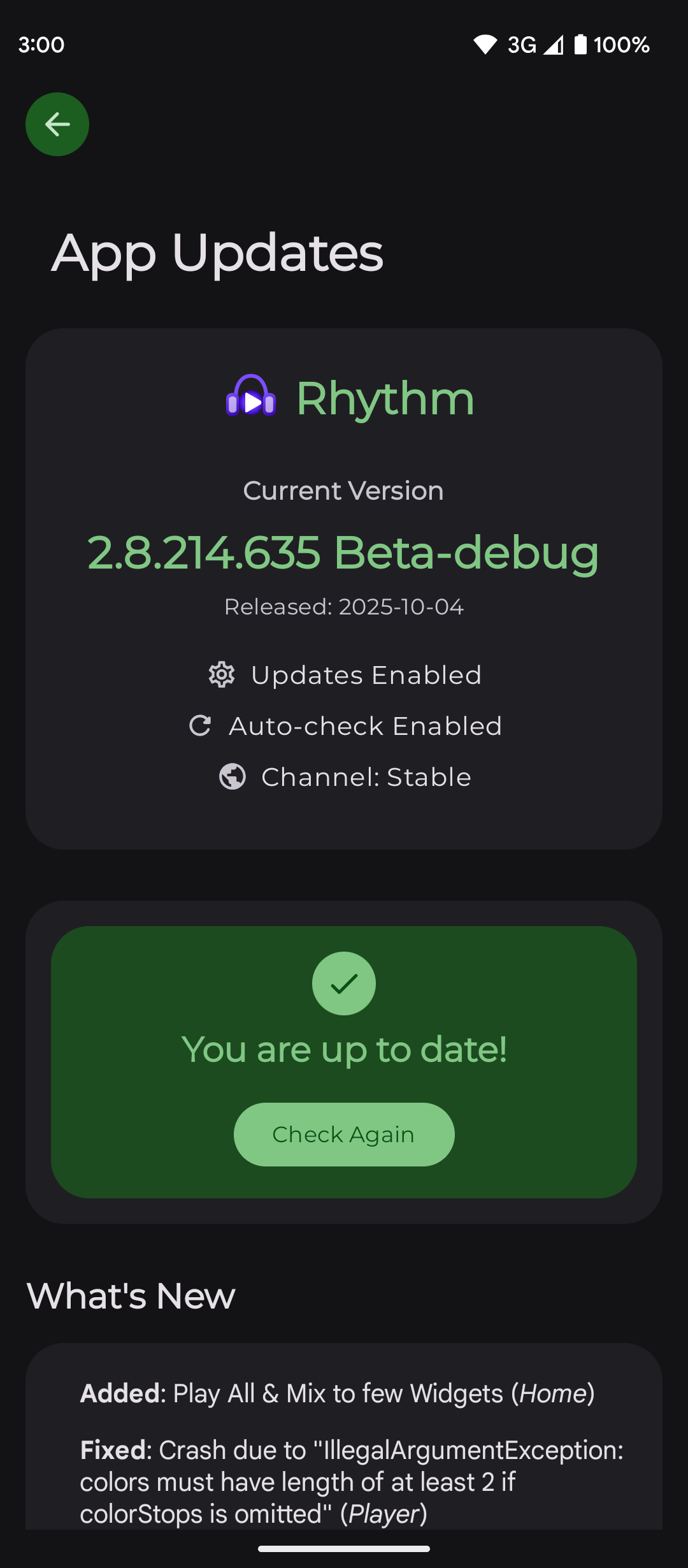 Rhythm Updater